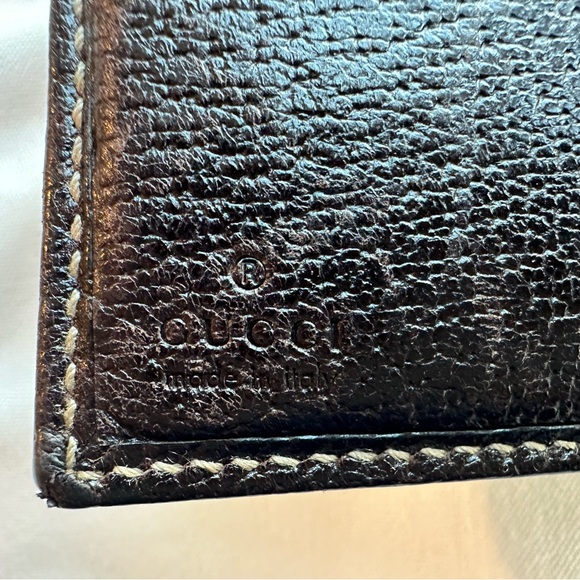 Gucci  Monogram Princy Sherry Line Compact  Wallet with Bow - Picture 4 of 6